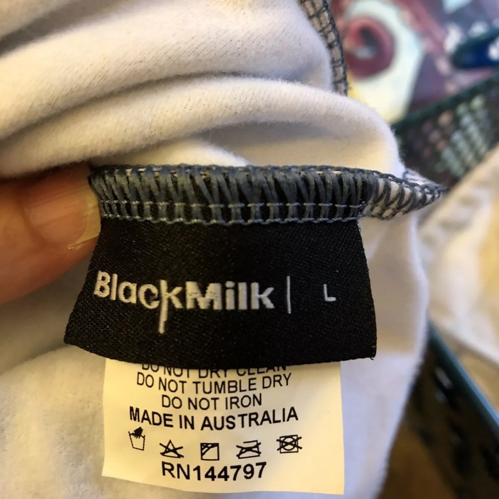 Blackmilk Black Dog Pattern Clothing & Accessories - Picture 4 of 6
